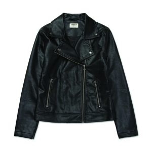 CAT W FOUNDATION FAUX LEATHER JACKET