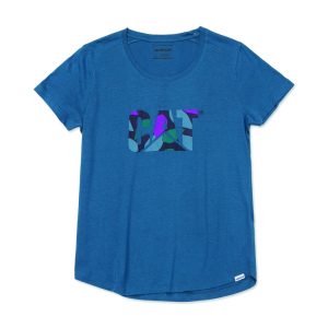 CAT LOGO SCOOP NECK TEE